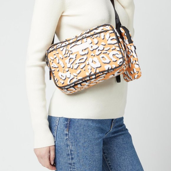 NWT Ted Baker Women's Niqita Leopard Detail Puffer Nylon Camera Bag - Picture 3 of 6